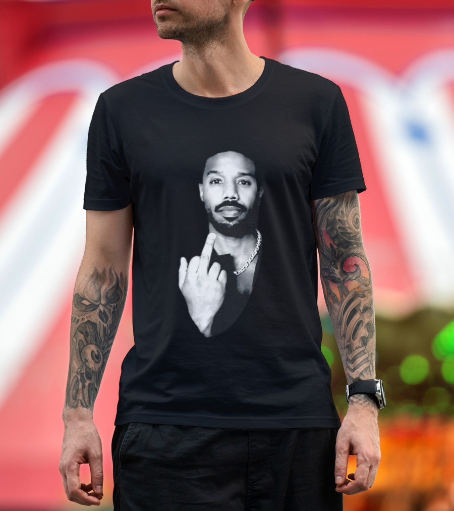 Michael B. Jordan Best Actor 2026 Oscar Middle Finger T-Shirt