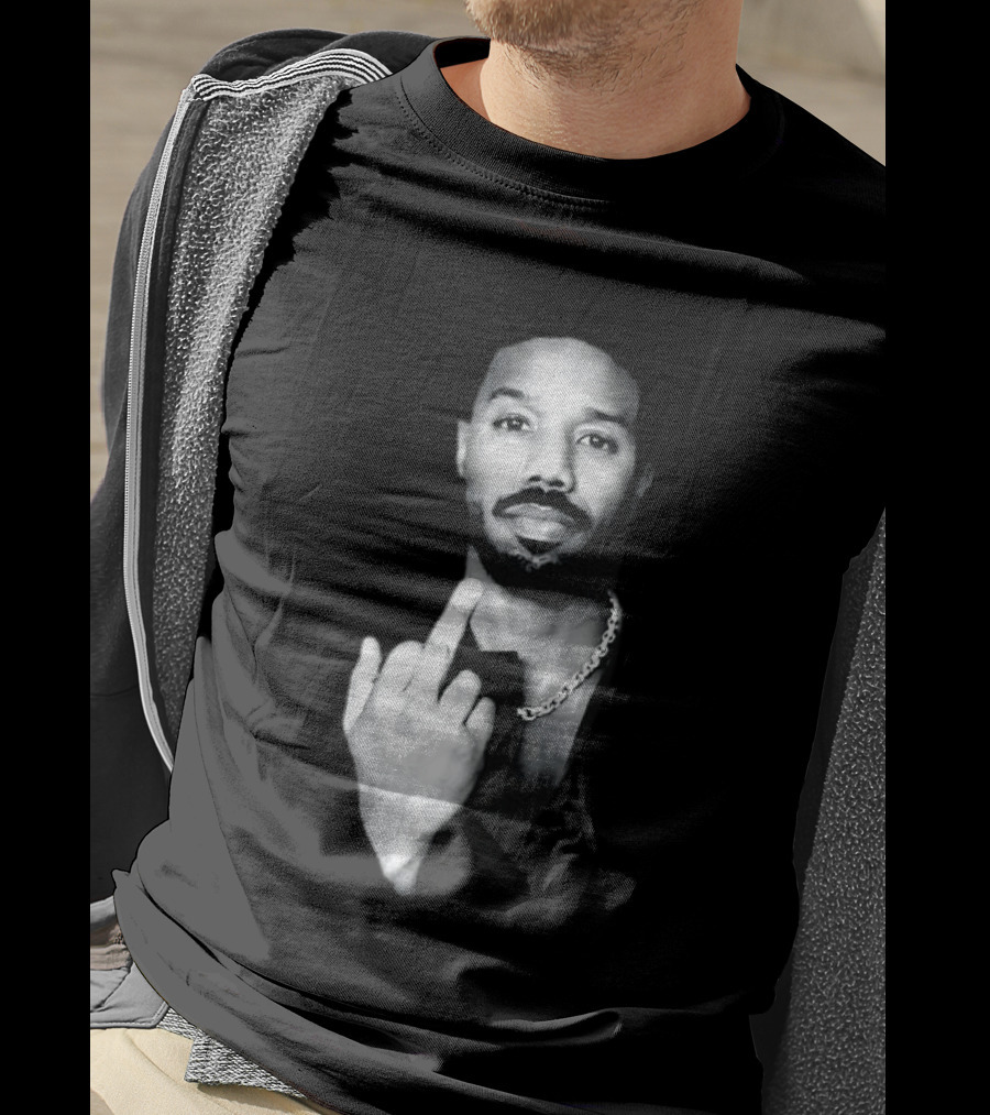 Michael B. Jordan Best Actor 2026 Oscar Middle Finger T-Shirt