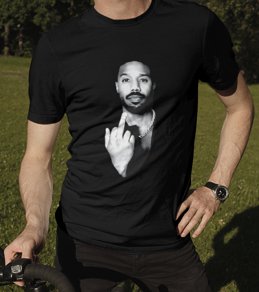 Michael B. Jordan Best Actor 2026 Oscar Middle Finger T-Shirt