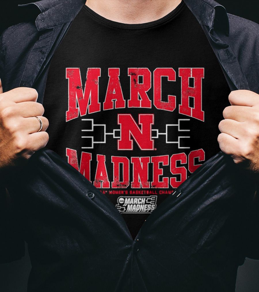 Nebraska Cornhuskers 2026 NCAA Women's Basketball March Madness Champions T-Shirt