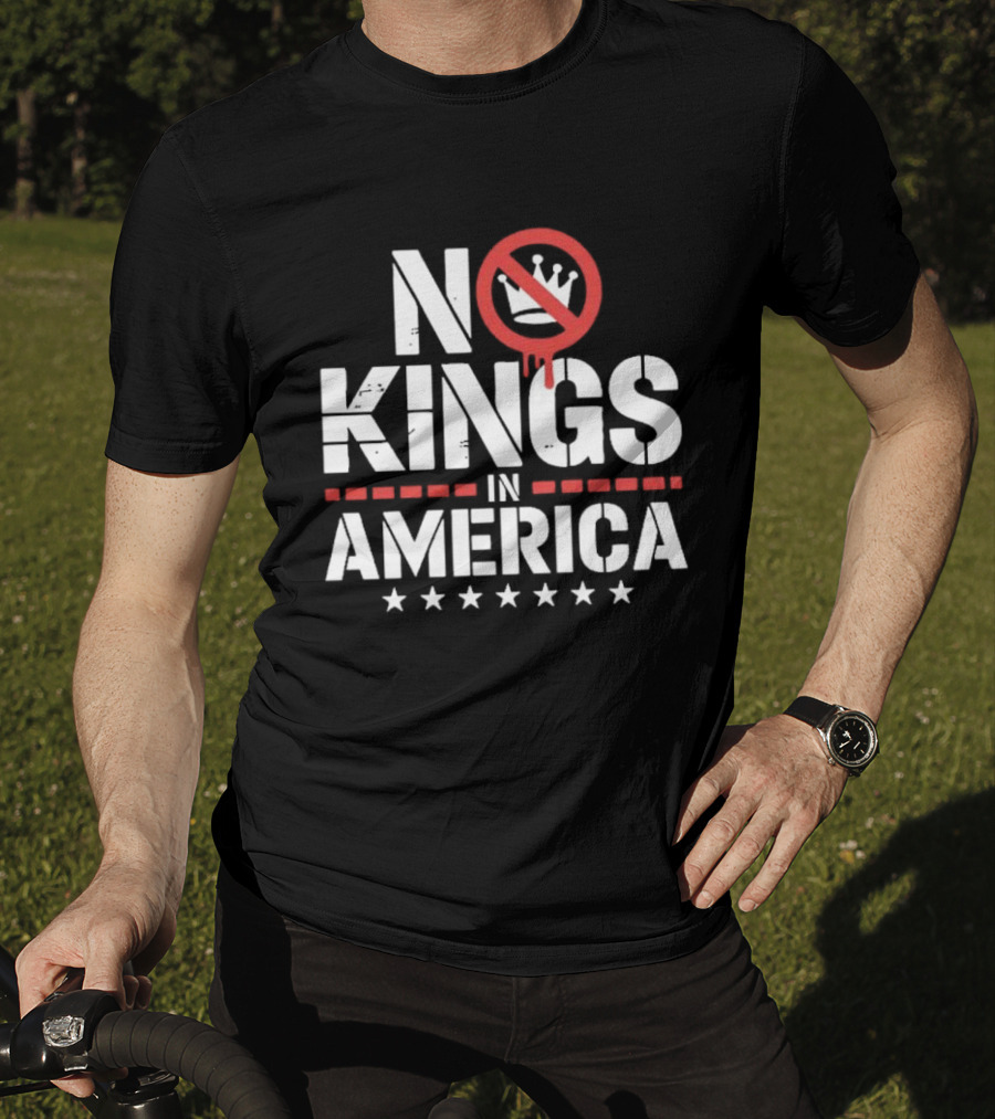 Patriotic No Kings In America Political T-Shirt