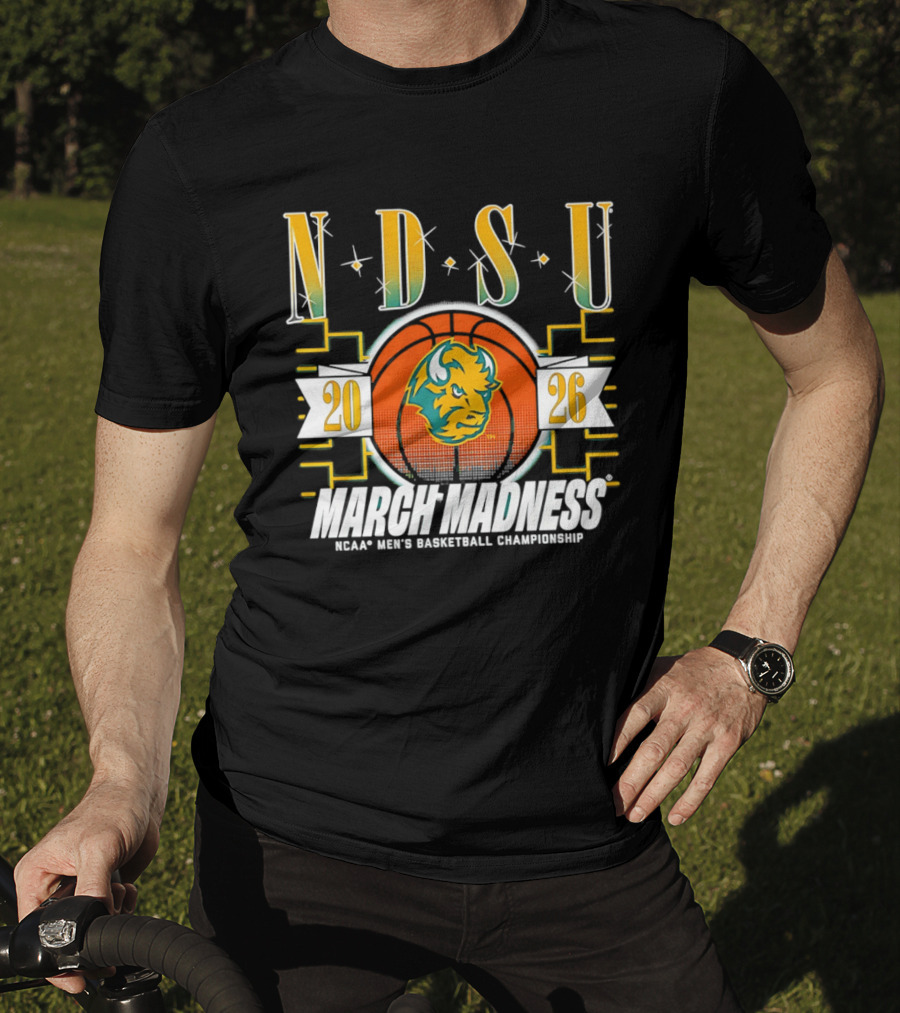 NDSU Bison 2026 March Madness NCAA Men's Basketball Championship T-Shirt