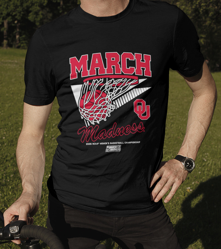 Oklahoma Sooners March Madness 2026 NCAA Women's Basketball Championship T-Shirt