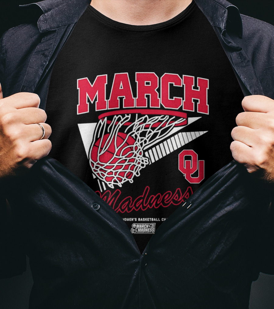 Oklahoma Sooners March Madness 2026 NCAA Women's Basketball Championship T-Shirt