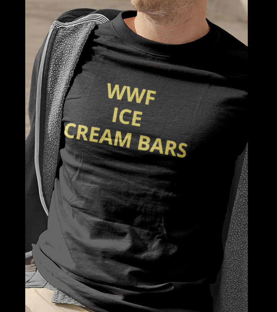 WWF Ice Cream Bars Retro Nostalgia Iconic Treats T-Shirt