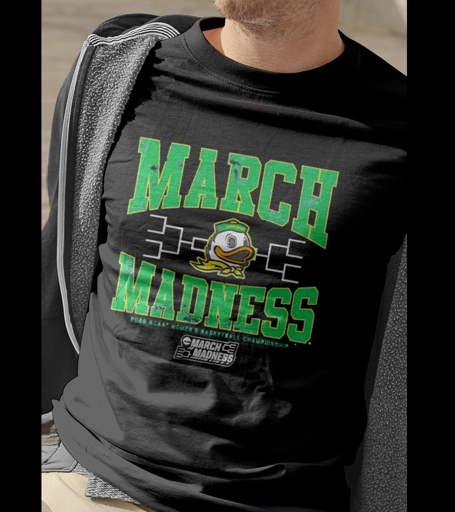 Oregon Ducks March Madness Women's Basketball Championship T-Shirt