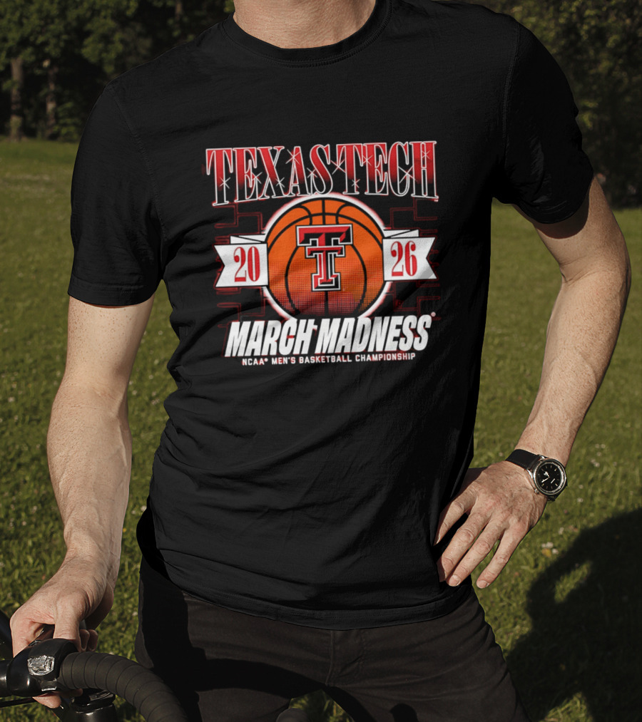Texas Tech Red Raiders 2026 March Madness NCAA Men's Basketball Championship T-Shirt