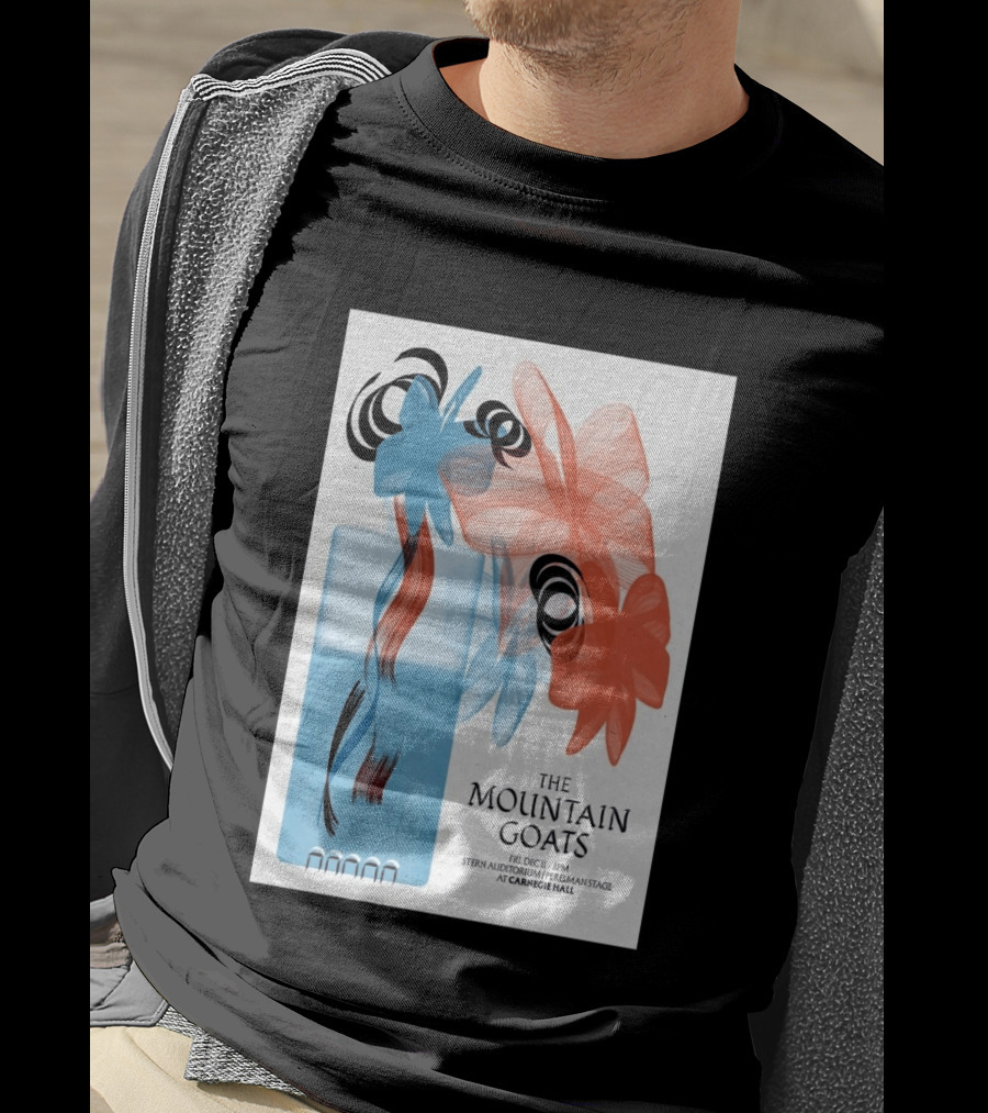 The Mountain Goats Carnegie Hall NYC Dec 11 2026 Stern Auditorium Perelman Stage T-Shirt