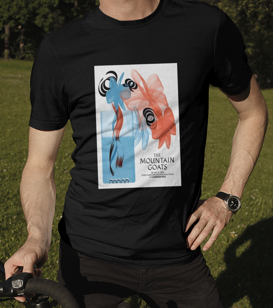 The Mountain Goats Carnegie Hall NYC Dec 11 2026 Stern Auditorium Perelman Stage T-Shirt