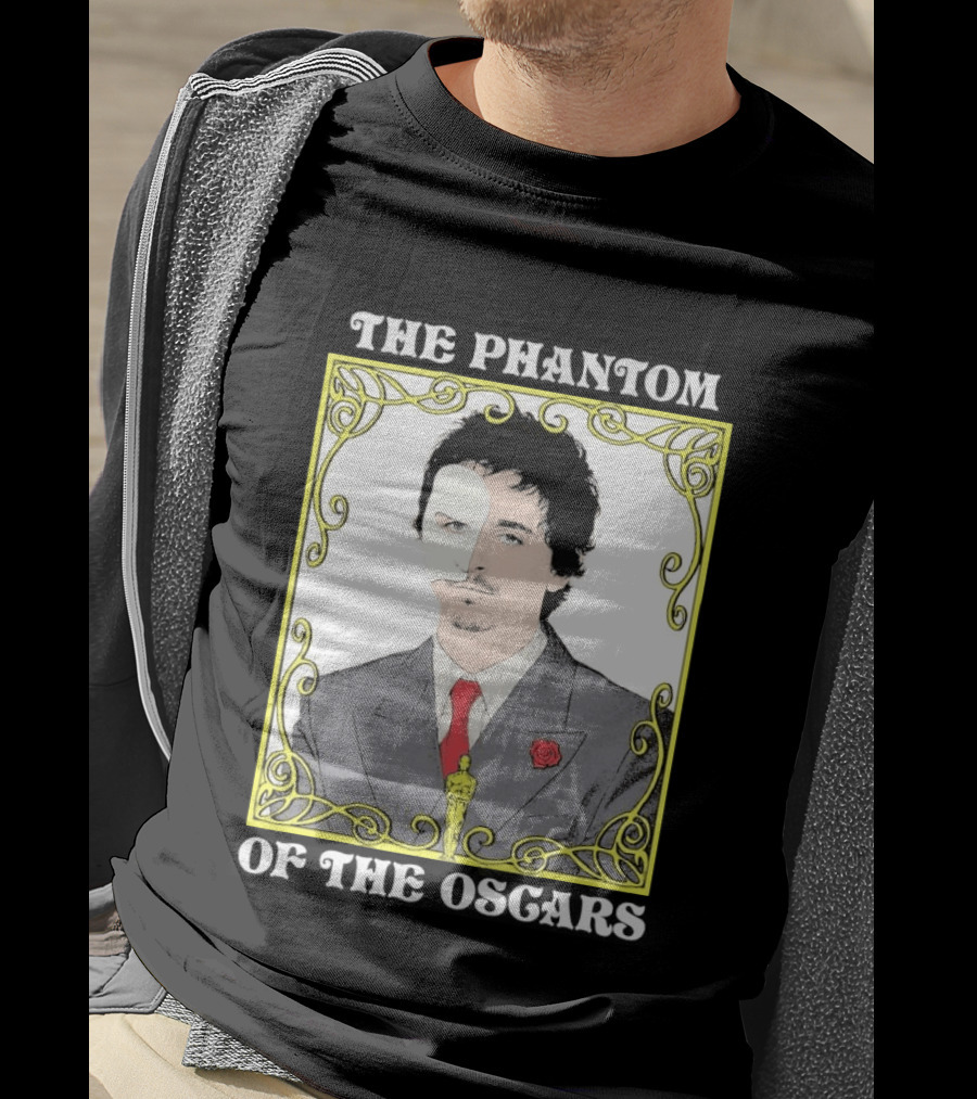 The Phantom Of The Awards Mask Suit Rose Oscar T-Shirt