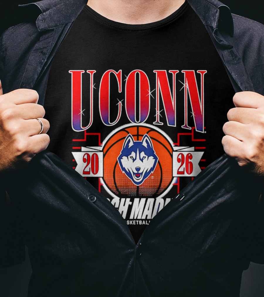 UConn Huskies 2026 NCAA Men's Basketball Championship March Madness T-Shirt