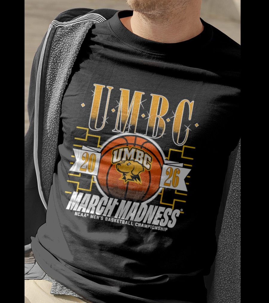 UMBC Retrievers 2026 NCAA Men's Basketball March Madness Championship T-Shirt
