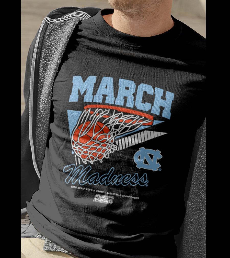UNC Tar Heels 2026 March Madness NCAA Basketball Championship T-Shirt
