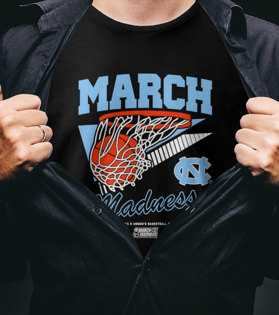 UNC Tar Heels 2026 March Madness NCAA Basketball Championship T-Shirt