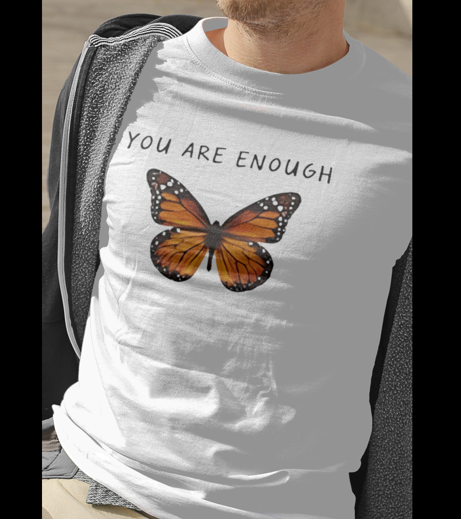 Charlotte Flair You Are Enough Butterfly Affirmations T-Shirt