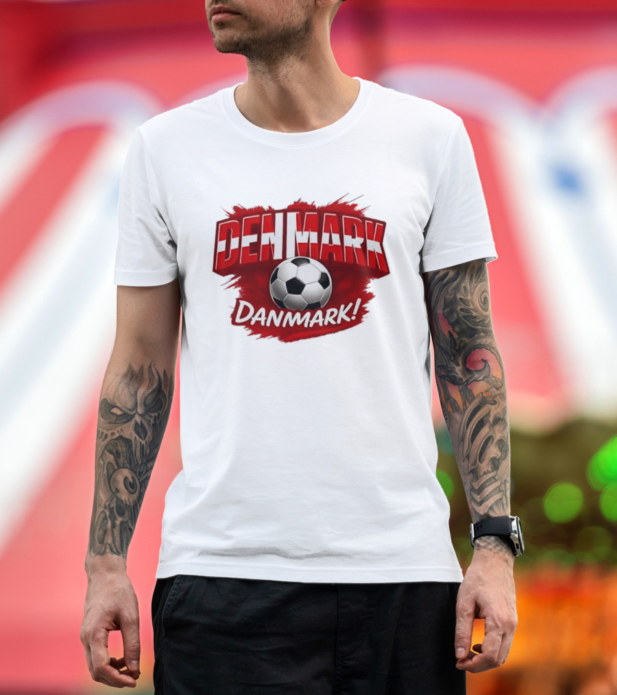 Denmark Danmark Soccer FIFA World Cup 2026 Football Team T-Shirt