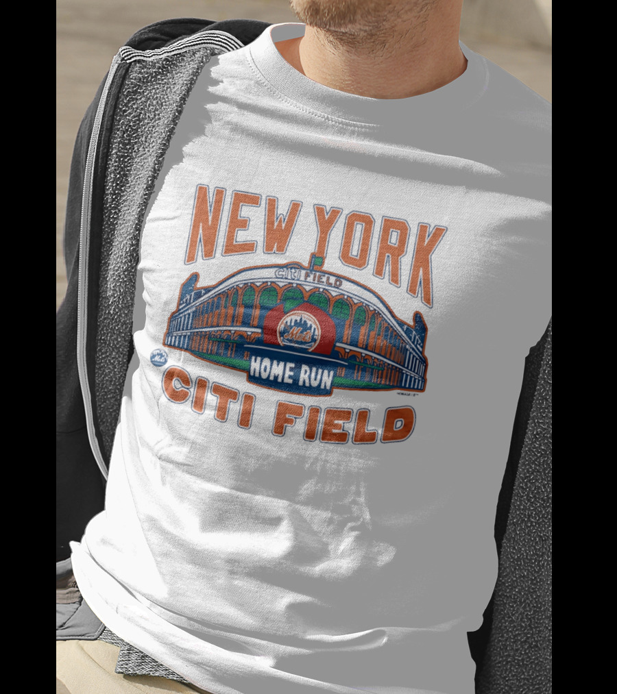 New York Mets Citi Field Home Run Mets Stadium T-Shirt