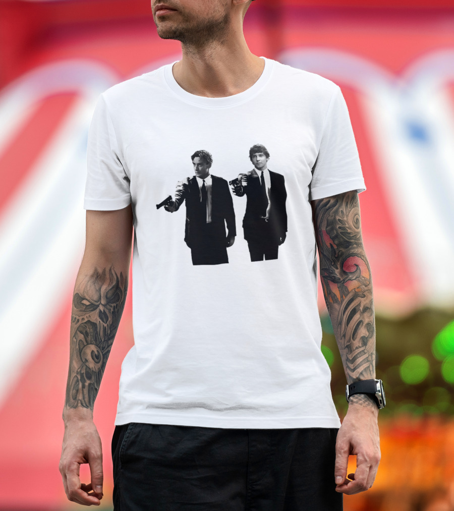 George Russell Kimi Antonelli Pulp Fiction Racing Showdown T-Shirt