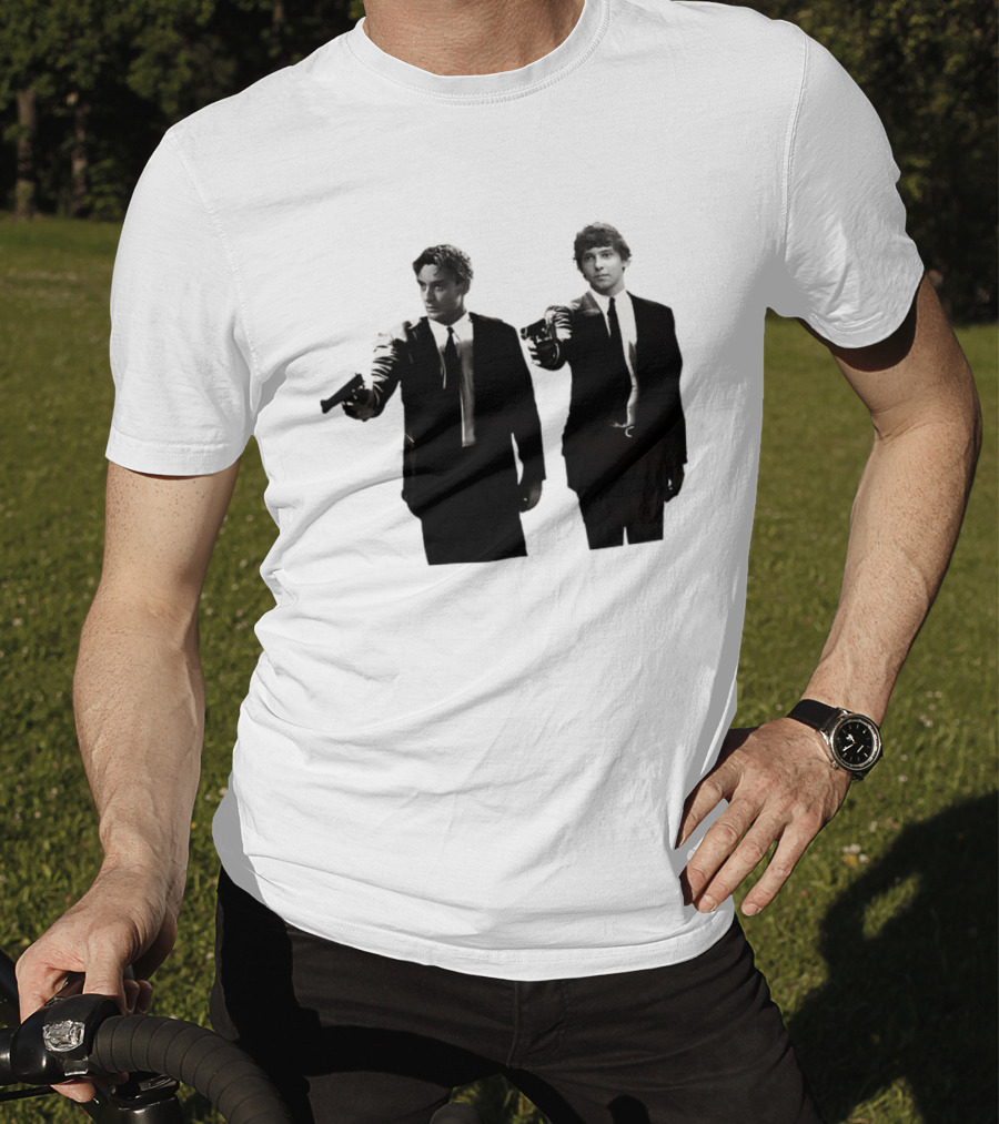 George Russell Kimi Antonelli Pulp Fiction Racing Showdown T-Shirt