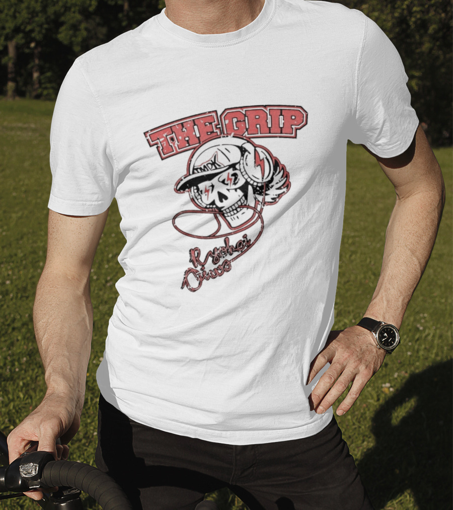 Ryohei Oiwa New Japan Pro Wrestling The Grip Thunderbolt Skull T-Shirt