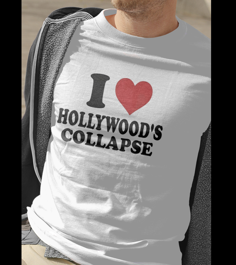 I Love Hollywood's Collapse Heart T-Shirt