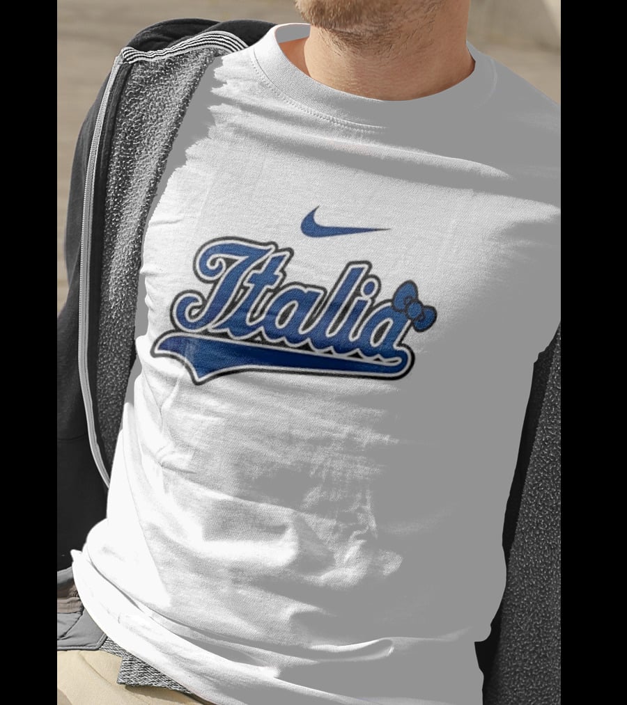 Italia Nike Hello Kitty Baseball Collaboration T-Shirt