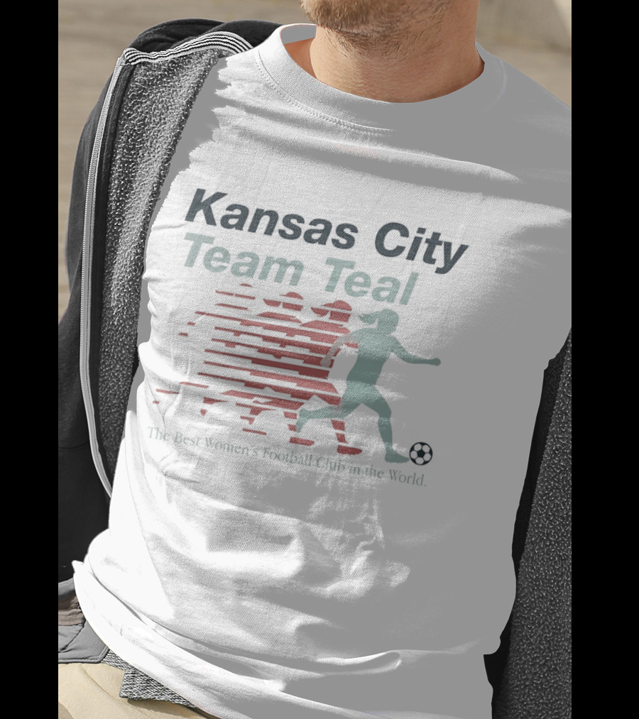 Kansas City Team Teal Best Women's Football Club In The World T-Shirt