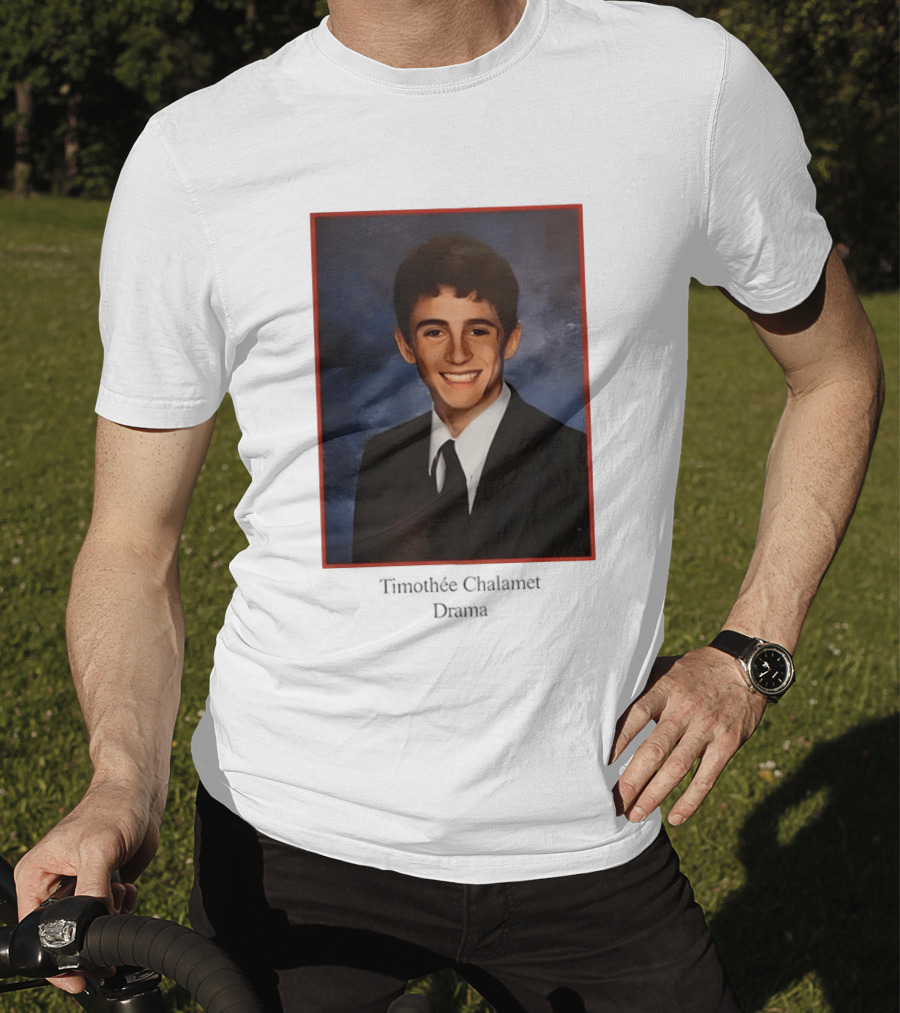 Timothee Chalamet Yearbook Photo 90s T-Shirt