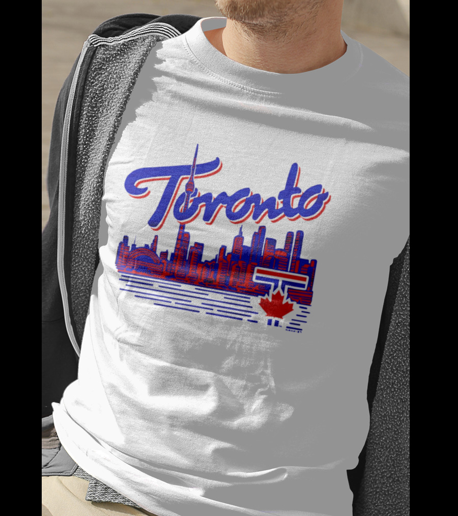 Toronto Blue Jays Skyline 2026 Canadian Baseball T-Shirt