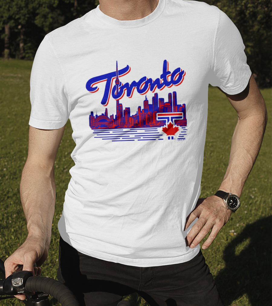 Toronto Blue Jays Skyline 2026 Canadian Baseball T-Shirt