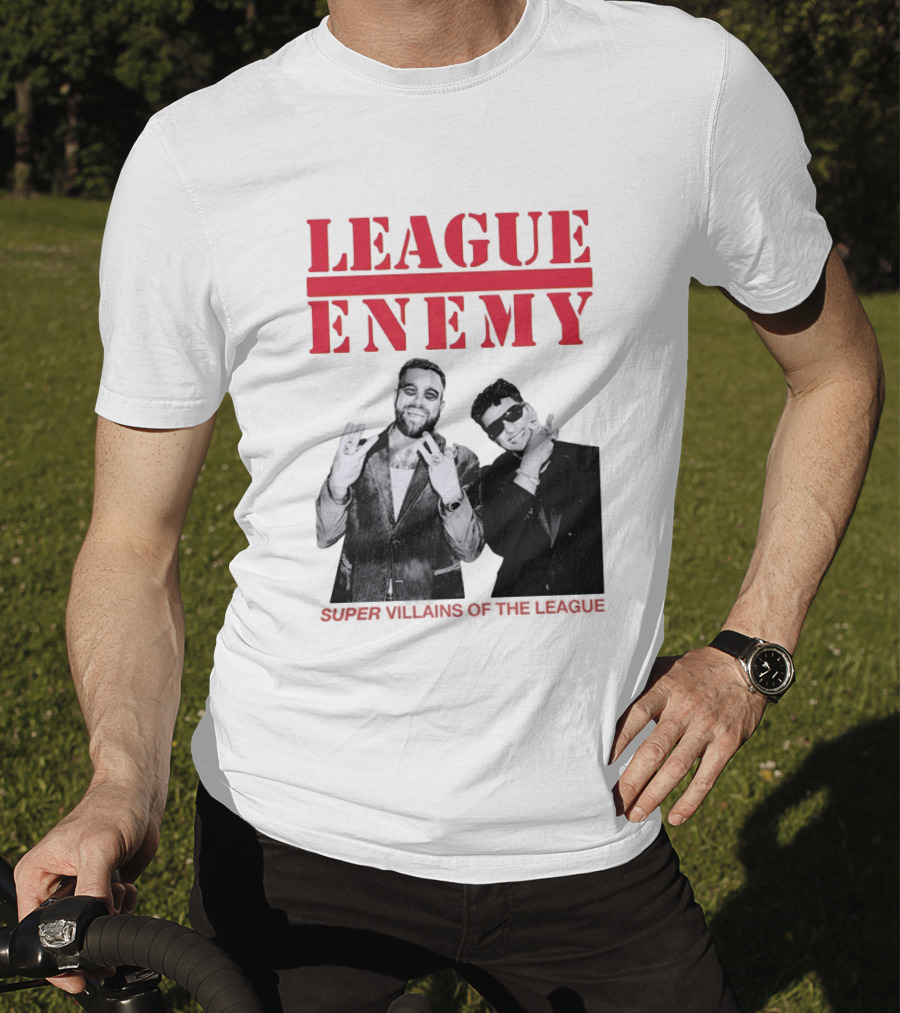 League Enemy Super Villains Of The League Patrick Mahomes Travis Kelce T-Shirt