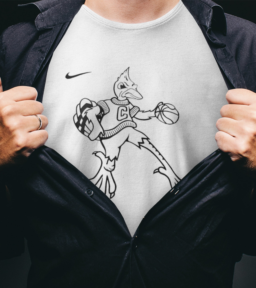 Creighton Bluejays Basketball Vintage Mascot Nike Collaboration T-Shirt