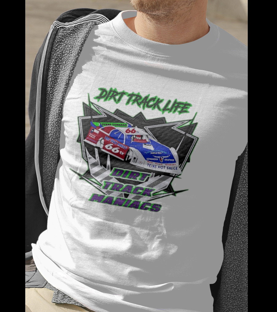 Tejas Tornado 66TX Dirt Track Life Racing Maniacs T-Shirt