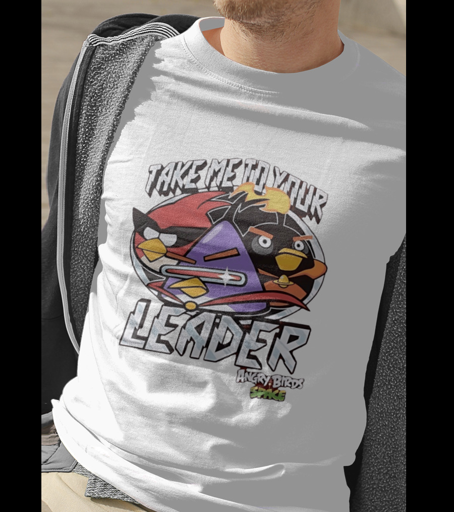 Angry Birds Space Take Me To Your Leader T-Shirt