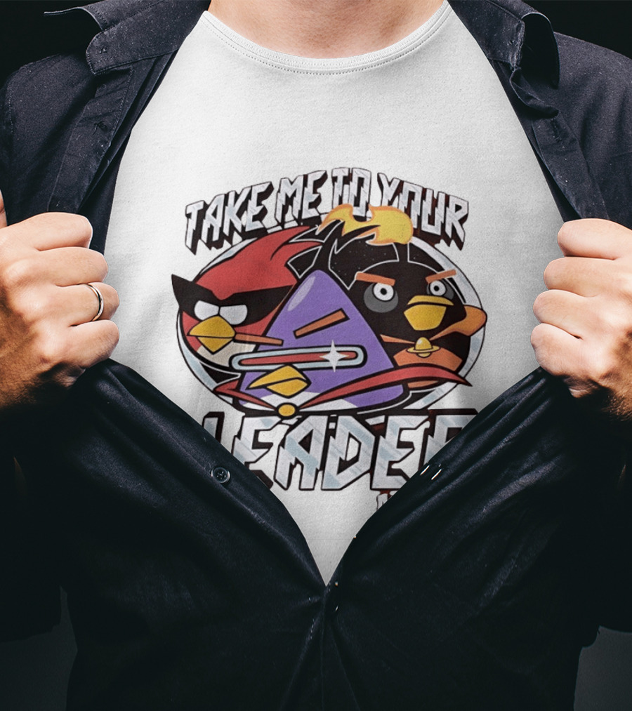 Angry Birds Space Take Me To Your Leader T-Shirt