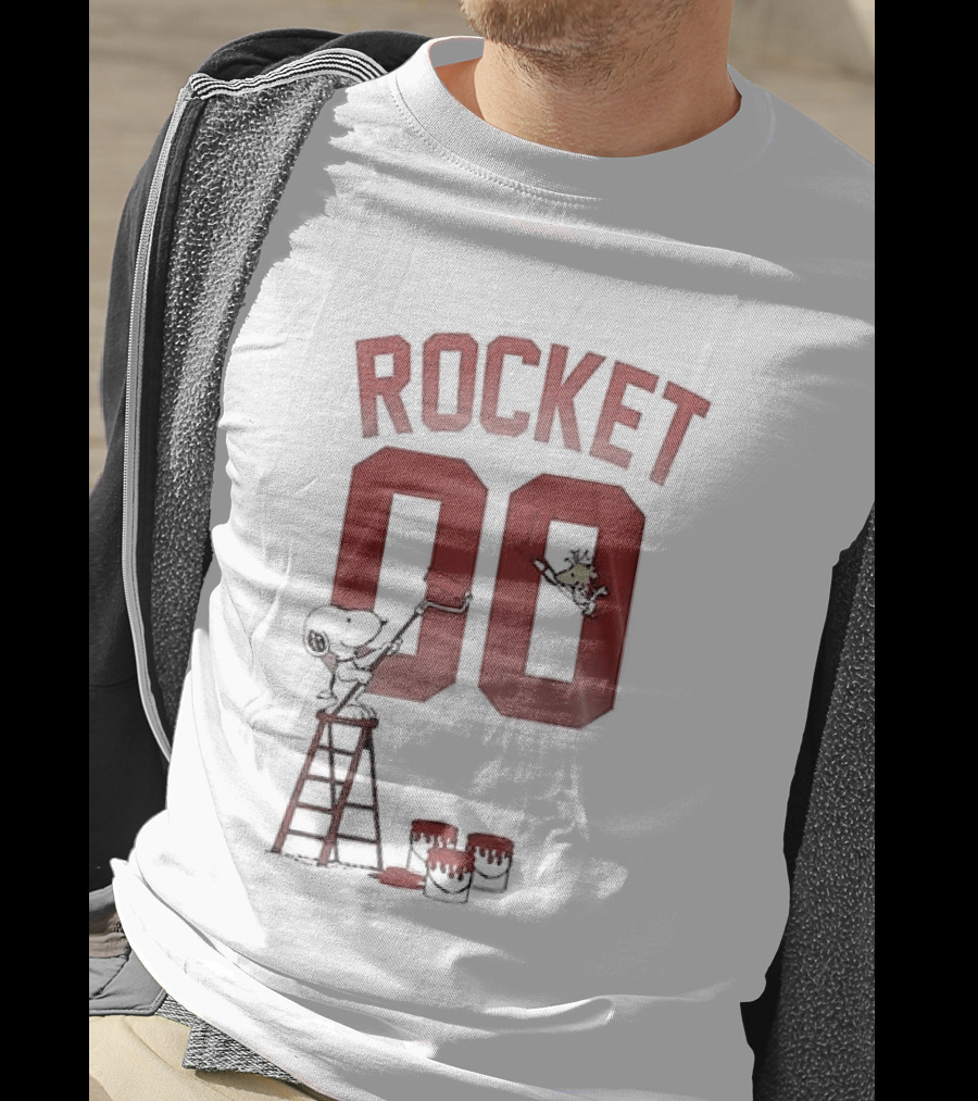 Houston Rockets Snoopy Basketball Rocket 00 T-Shirt