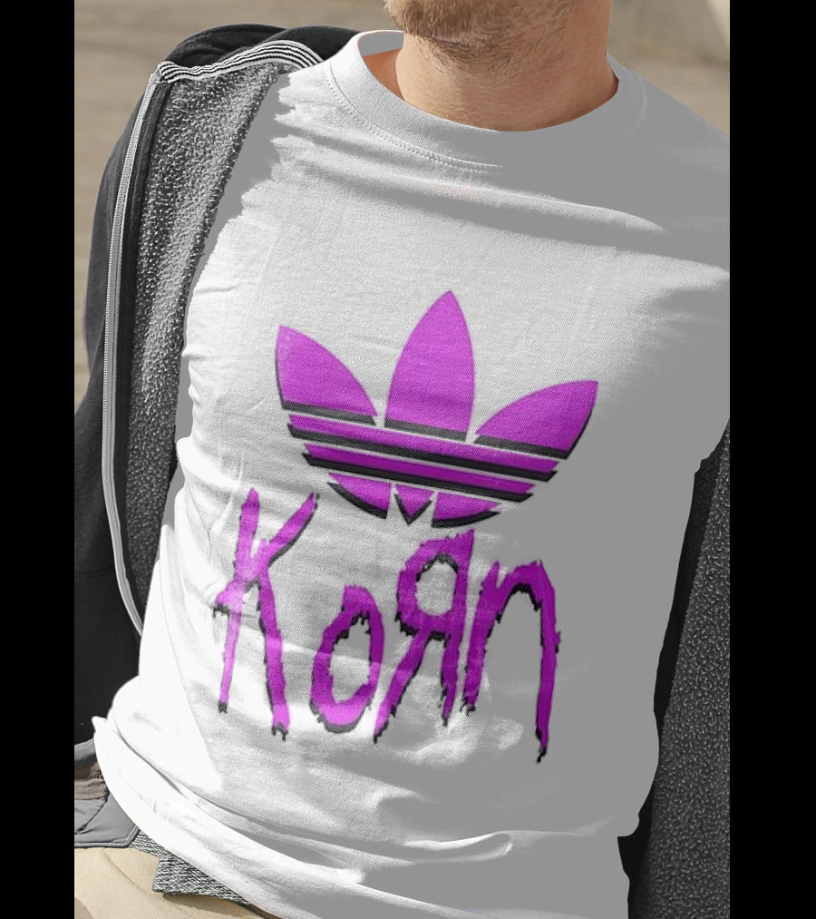 Korn Euro Tour 2026 Adidas Trefoil T-Shirt