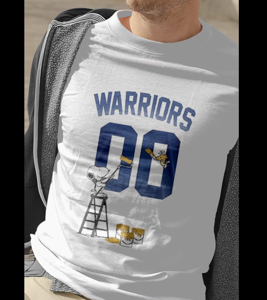 Warriors 00 Snoopy Shut Up And Dribble Collaboration With Woodstock T-Shirt