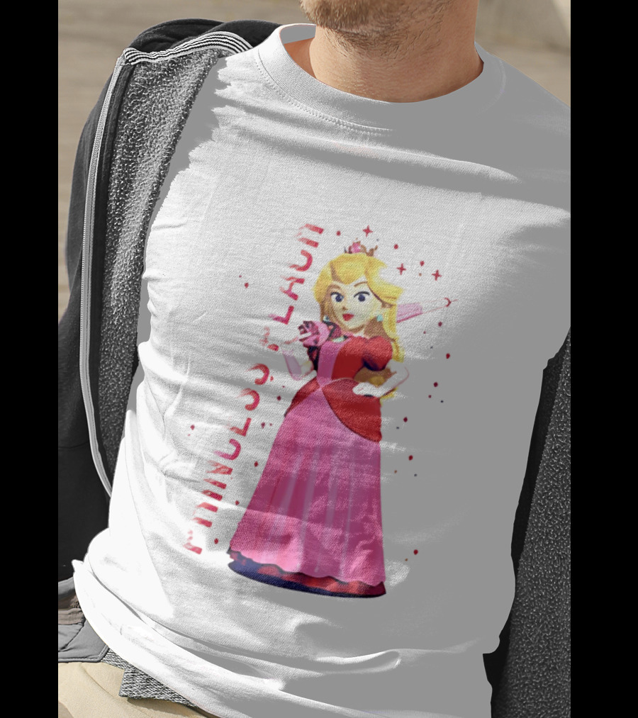 Princess Peach Animated Character Princess Peach The Movie T-Shirt