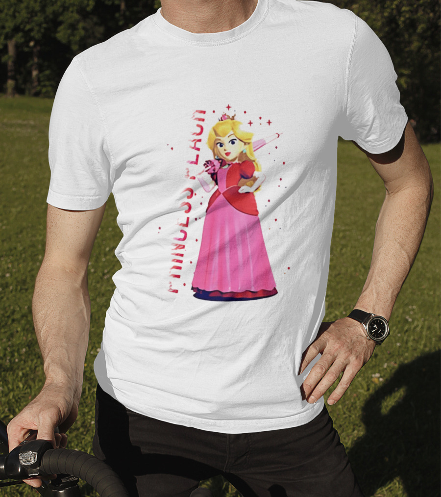 Princess Peach Animated Character Princess Peach The Movie T-Shirt