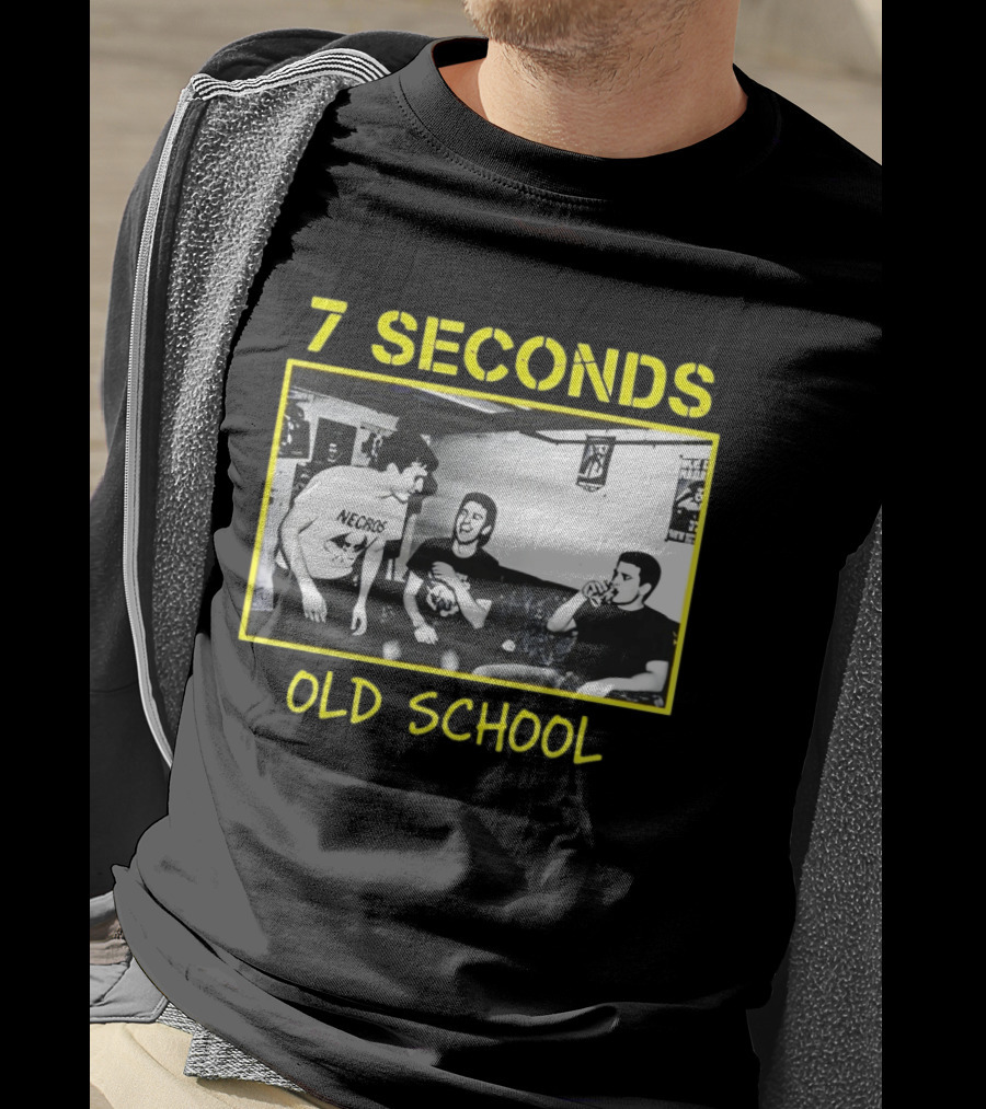 7 Seconds Old School Necros Punk Band Scene T-Shirt