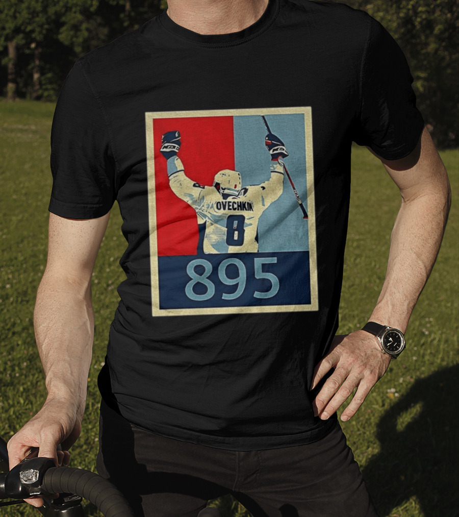 Ovechkin 895 Washington Capitals Hockey Record T-Shirt