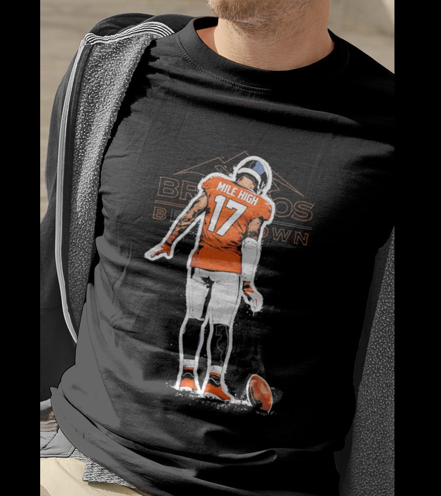 Denver Broncos Mile High Celebration Number 17 T-Shirt