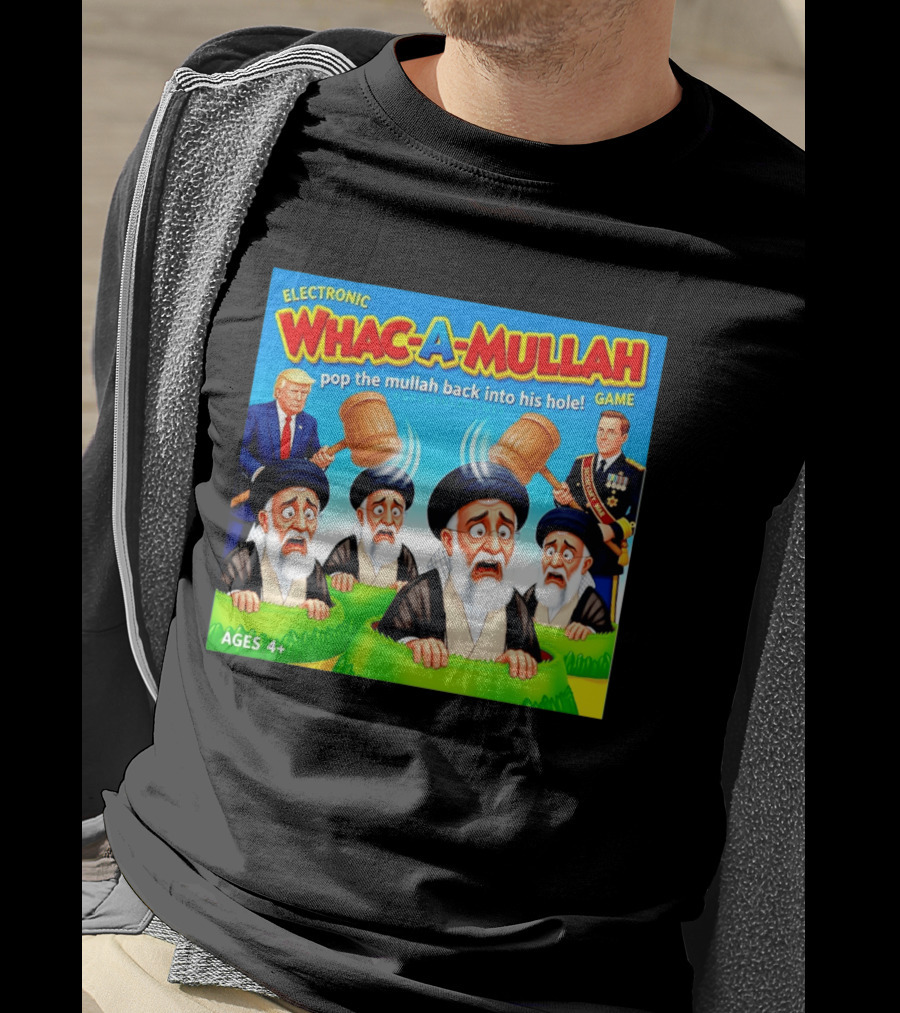 Electronic Whac A Mullah Pop The Mullah Back Into His Hole Ages 4+ Game T-Shirt