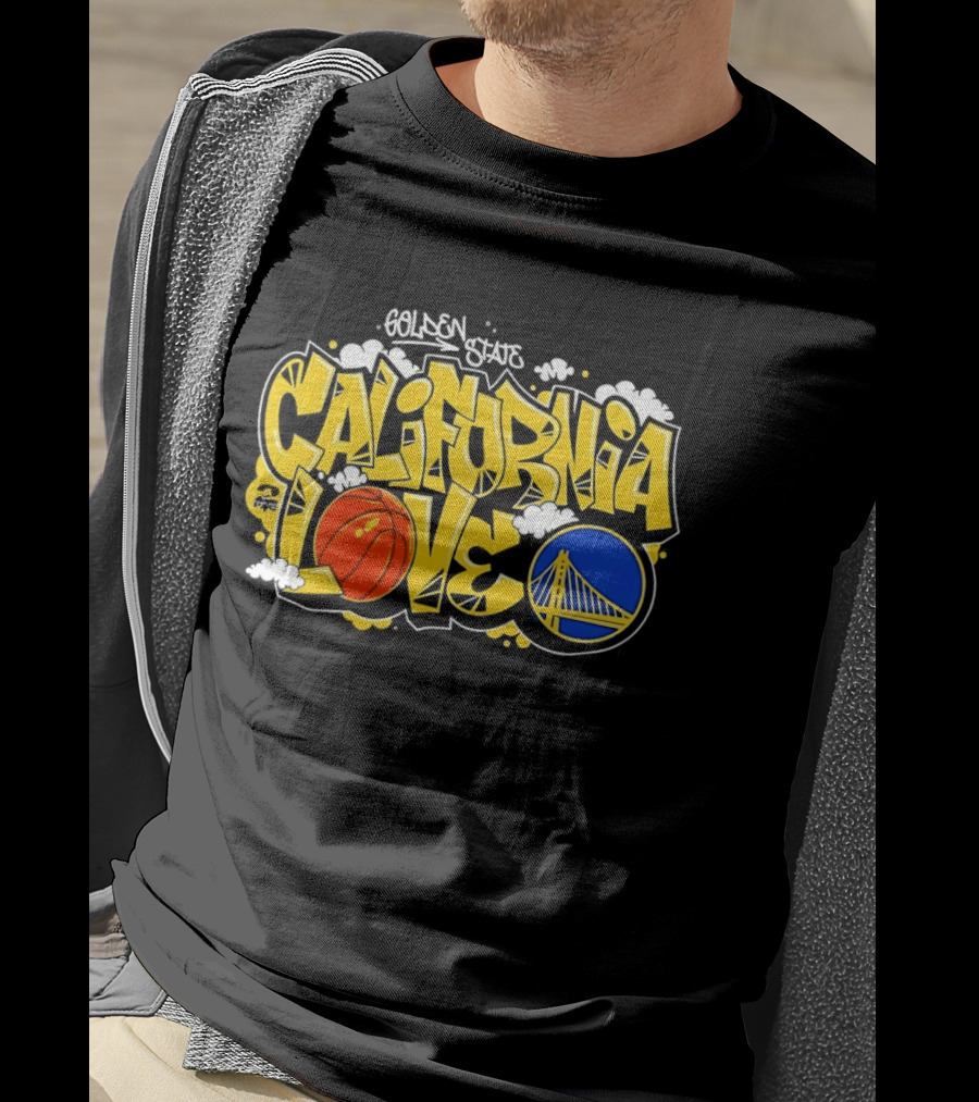 Golden State California Love Warriors Basketball T-Shirt