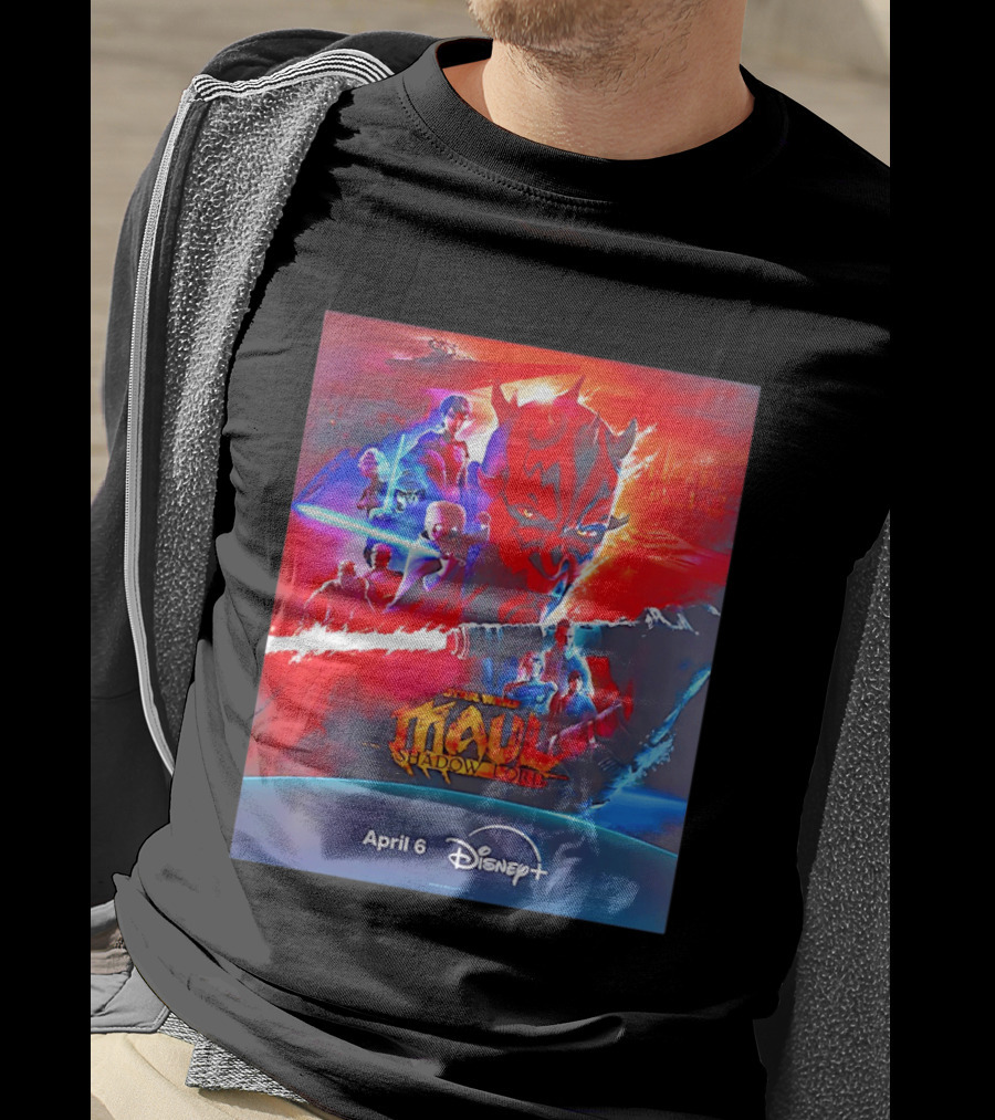 Star Wars Maul Shadow Lord Disney Plus April 6 2026 T-Shirt