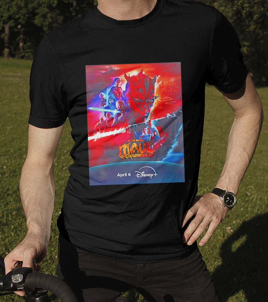 Star Wars Maul Shadow Lord Disney Plus April 6 2026 T-Shirt