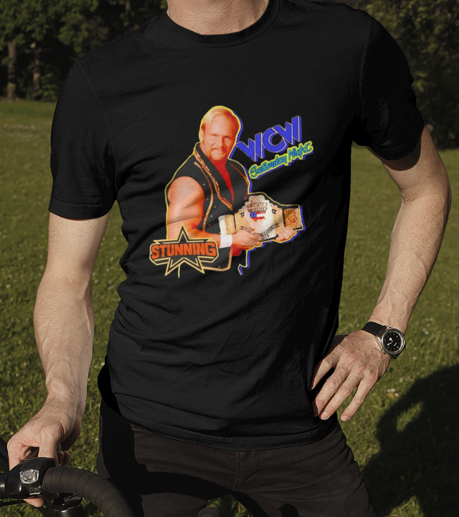 Stunning Steve Austin WCW Saturday Night United States Champion T-Shirt