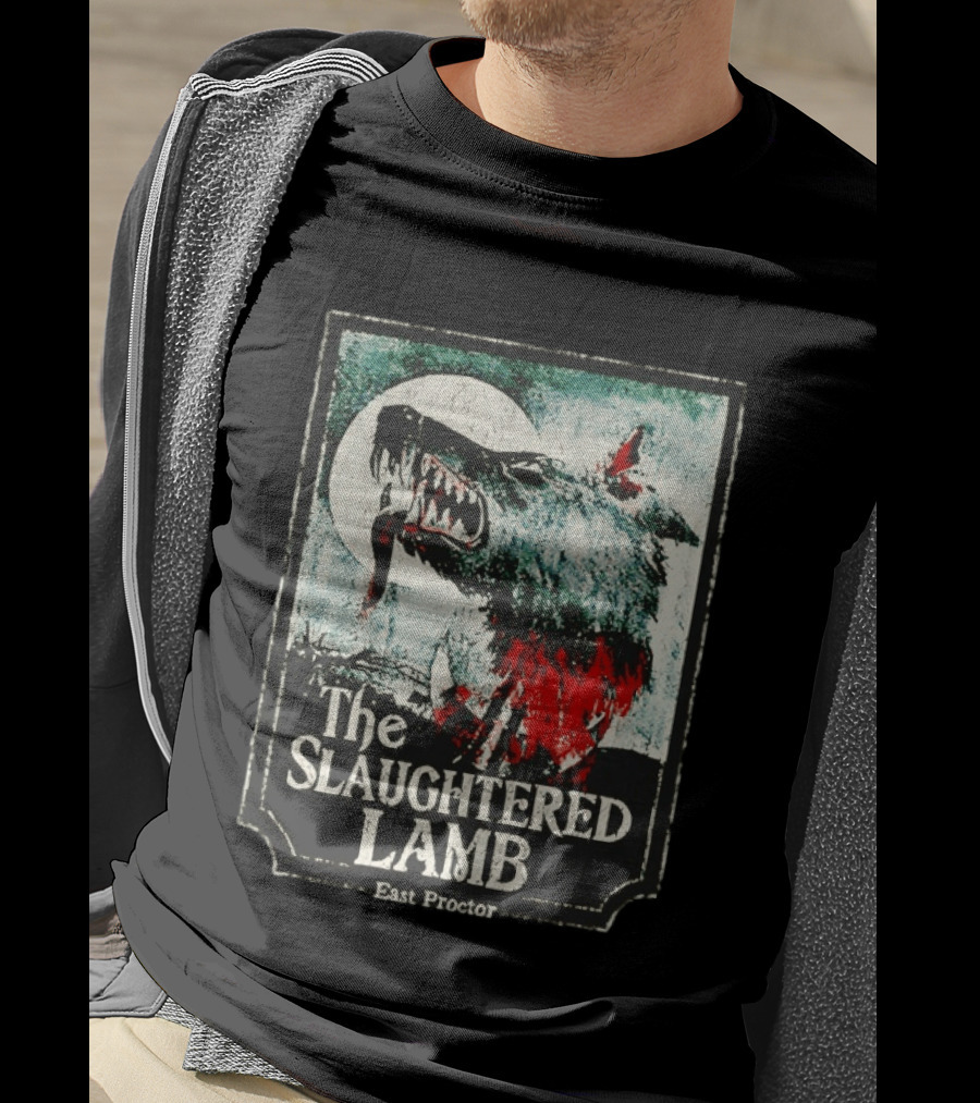 The Slaughtered Lamb East Proctor Werewolf Blood Moon Iconic Horror T-Shirt