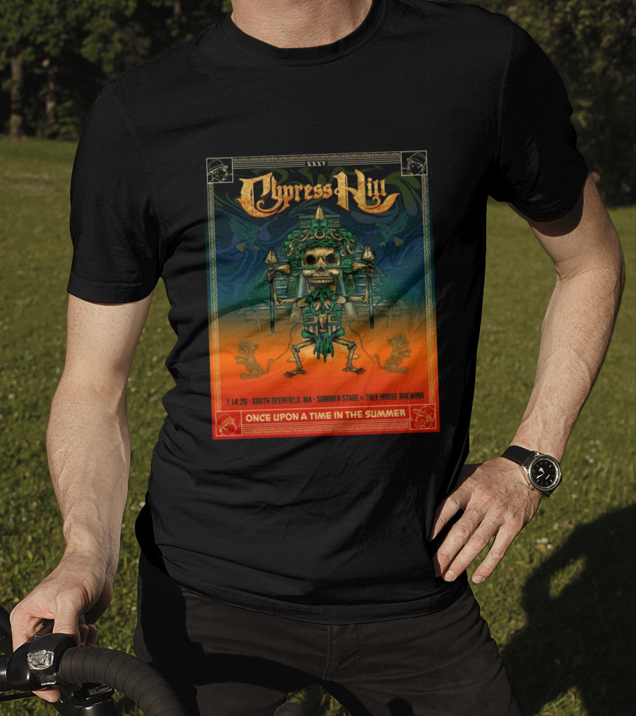 Cypress Hill XXXV Once Upon A Time In The Summer South Deerfield MA Tree House Brewing July 14 2026 T-Shirt
